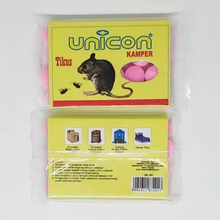 Unicon Kamper / kapur barus pengusir tikus 40 gram isi 24 butir Super Ampuh