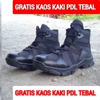 SEPATU PDL NINJA PENDEK MERK APIK BAHAN KULIT SAPI ASLI SEPATU PDL DINAS LAPANGAN TNI POLRI SECURITY SATPAM SEPATU PDL POLANTAS SEPATU BOOTS PRIA DAN WANITA