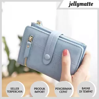 DOMPET WANITA LIPAT C219-1 KULIT IMPORT KOREA MURAH ABG FASHION BATAM WALLET PREMIUM BRAND WA019B7 JAKARTA