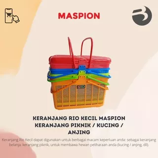 KERANJANG RIO KECIL MASPION KERANJANG PIKNIK / KUCING / ANJING