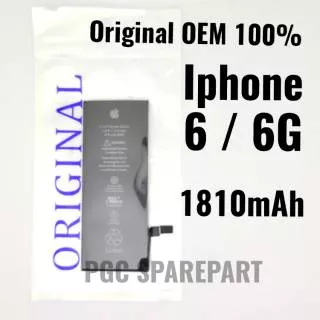 Baterai Original OEM 100% Iphone 6 - Iphone 6G - Batre Batere Baterei Batrei Battery Batrey