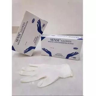 Sarung tangan latex  sensi Letex Examination Gloves Size S  Sarung tangan Gloves Latex
