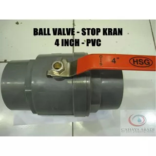 GROSIR - BALL VALVE - STOP KRAN - 4 INCH - GG PLAT