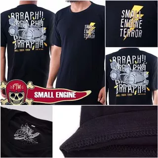 KAOS SMALL ENGINE TEROR , Kaos Motor Pitung C70 , Kaos Honda , Baju Motor , Motor C70 , Baju Pitung