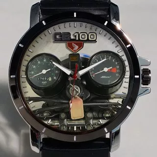 Jam Tangan Custom CB 100 Speedometer Honda art3