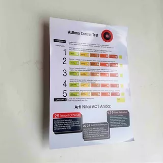 Poster Asthma Control Test, Poster Asma Kontrol Tes, Poster ACT