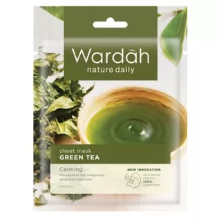 Wardah Nature Daily Sheet Mask Green Tea 20ml