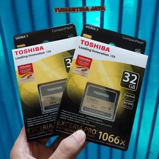 Compact Flash 32GB Toshiba Exceria Pro 1066x UDMA7 ORIGINAL RESMI