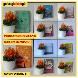 PAKET 10 Buku Novel Original Promo Cuci Gudang Re Write Liberty Dirty Little Secret Gerimis di Hatiku Gelisah Camar Terbang Kimi no Hitomi nik Hikari Go Set A Watchman Arai Mencintaimu Out of The Blue Fortunali Alistair Maclean