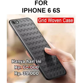 Woven case IPhone 6 6s softcase casing hp cover silikon tpu slim