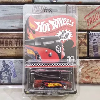 Hot Wheels Collector Edition Mail In 2018 Volkswagen VW Drag Truck Open Trunk + Ori Protector HW