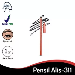 Just Miss Pensil Alis Eyebrow 1 g Eyebrow Pencil Pigmented Kosmetik Perona Alis BPOM JUS-311