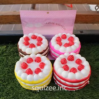 Eric Jumbo Marshmallow Cake squishy Round Cake Kue Tart