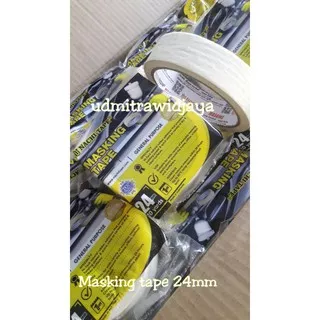 Isolasi kertas merk nachi / Masking tape nachi 24mm / isolasi murah