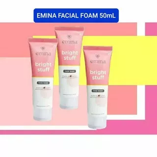 EMINA BRIGHT STUFF 50ML FACE WASH | SABUN WAJAH | SABUN KECANTIKAN | SKIN CARE