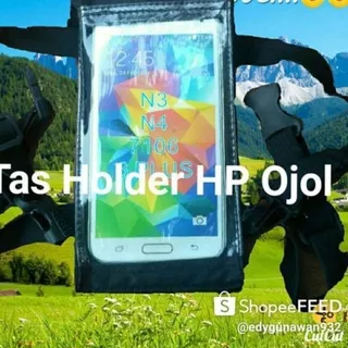 Tas Holder handphone anti air Gojek Holder hp grab holder hp motor holder hp maxim tas waterproof H