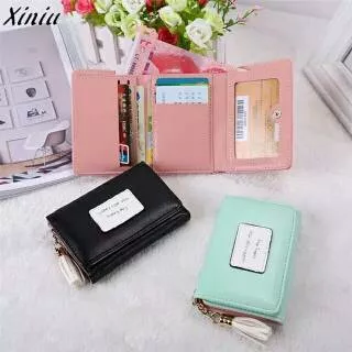 ANRIEL DOMPET TASEL Dompet Lipat Mini / Dompet Murah / fashion wanita /Simple Murah (Happy for you)