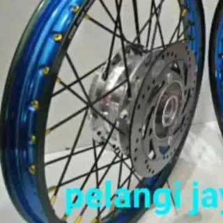 Sepaket Velg Tdr Paket Belakang Velg Tromol Jari Cakram Plus Rakit Ninja R - RR