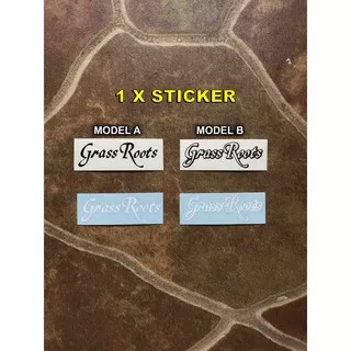 Gitar Grass Roots Sticker Tempel Headstock Elektrik Akustik Stratocaster Telecastet Superstrat Bass