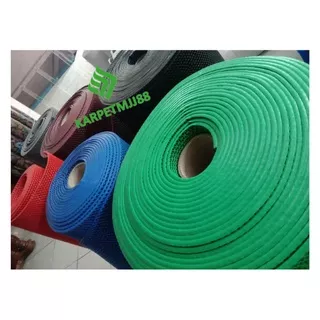 Keset Karpet Karet PVC Anti Slip / Jaring X-Type ukuran 120 cm x 15 meter - Roll varian warna