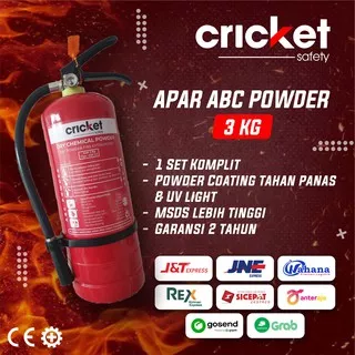 APAR 3 KG CRICKET SAFETY / APAR ABC POWDER 3 KG / ALAT PEMADAM API 3KG