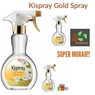 Kispray Gold Spray /Kispray Pelicin Pakaian Gold /Kispray Pewangi dan Pelicin Pakaian Spray