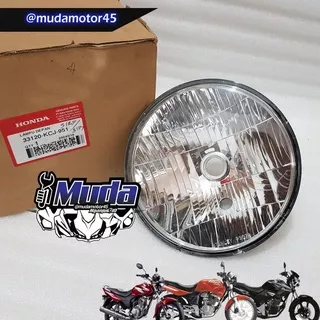 HEADLAMP TIGER LAMA MEGAPRO PRIMUS 33120-KCJ-951 HEAD LIGHT REFLEKTOR LAMPU DEPAN ORI GINAL HONDA AHM