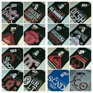 T-Shirt Ada Distro / Baju Kaos Distro Pria Termurah (Threesecond, Greenlight, Dreambird, Bloods,Dll)