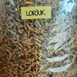 Lorjuk Goreng Renyah Gurih Siap Makan Berat 100 gram - Kerang Bambu - Khas Madura - Asli Alami