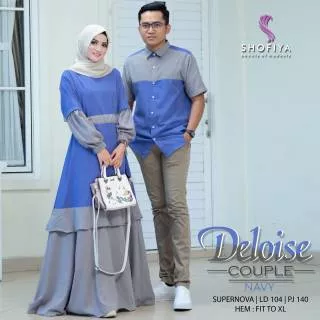Gamis Shofiya Original Model Deloise Couple