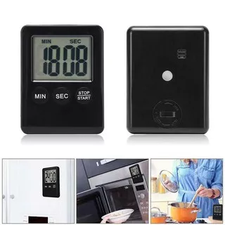 Alarm Digital Dapur Masak Magnet LCD Alarm Digital Timer Kitchen