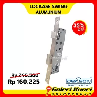 Lockcase Dekson Dekkson MTS IL DL 84030 SSS Mortise Lock Swing Body Kunci Pintu Alumunium