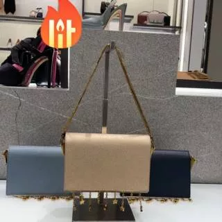 tas clutch charles n keith original store mall sale navy n gold