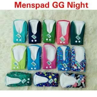 Menstrual Pad Menspad GG Night / Pembalut Kain Cuci Ulang
