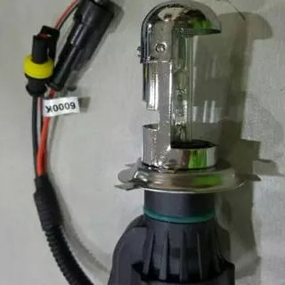 Lampu HID H4 garansi PILIHAN kELVIN 4300k, 6000k, 8000k