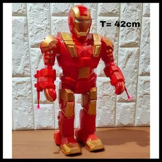 Mainan Anak Robot Iron Man Avengers Marvel Ukuran Besar