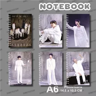 Notebook A6 10,5x14,8 cm KPOP BTS Black Swan Seri 2