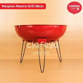 Panggangan Arang - Alat Panggang BBQ Mastro Grill 38cm Maspion Anti Lengket - Barbeque Grill Mastro Grill Maspion 38 cm