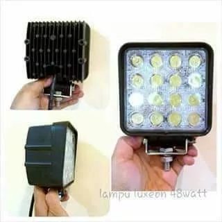 Lampu Tembak Mobil Lampu Sorot Kabut 16 Mata 48 Watt - 65 mm