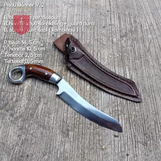 Pisau skinner model karambit V.2 / Pisau seset / outdoor / camping / pisau dapur