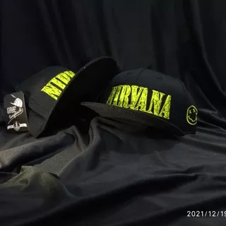 Topi Musik Metal Snapback band Nirvana