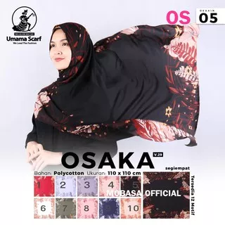 Segi Empat OSAKA By Umama Scarf / Osaka SK12 OS5 Umama Scarf Jilbab Segiempat Poly cotton MB