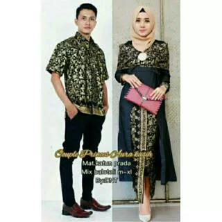 Batik Couple princes aura kasih/batik sarimbit longcardi savana