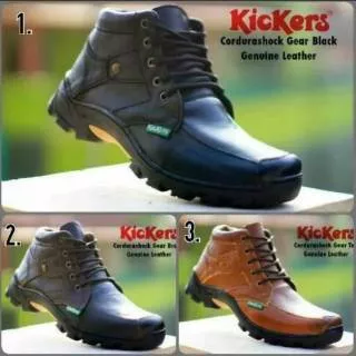 SEPATU BOOTS PRIA KULIT ASLI I BOOT KICKERS l BUT HIKING l BUTS SEKOLAH I BOT PROYEK I BUT`S KERJA