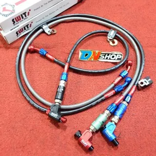 Selang rem swits staubli + connector original thailand