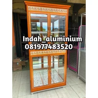 LEMARI HIAS 2 PINTU MINIMALIS MURAH PALEMBANG