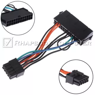 Kabel Power Supply ATX 24 Pin Female to 10 Pin Male Converter For Lenovo Mainboard - Standar