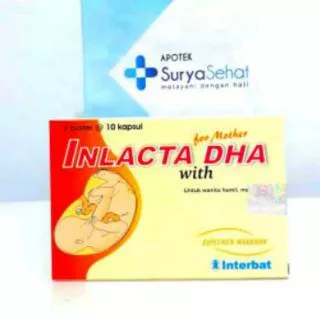 Inlacta DHA for mother isi 30 softgel - Suplemen ibu hamil menyusui