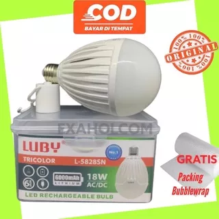 Luby Bola Lampu Ajaib Lampu Emergency Bohlam Ajaib LED Luby 18W 18 watt L 5828S + Fungsi Powerbank