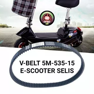 V belt E-scooter SELIS 535-5M-15 V-belt e scooter 535-5M penbelt panbel vanbelt skuter sparepart karet dinamo roda timing belt 535-5M-15 part suku cadang skuter listrik dolpin